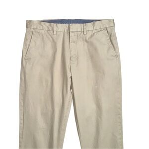 J.CREW BOWERY khaki dress pants men’s size 33 altered to 27.25 length 33 X 27